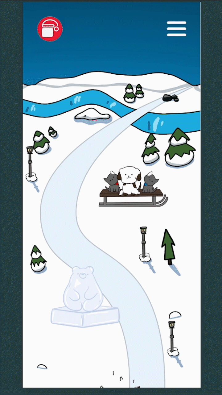 gif of the mobile scrolling