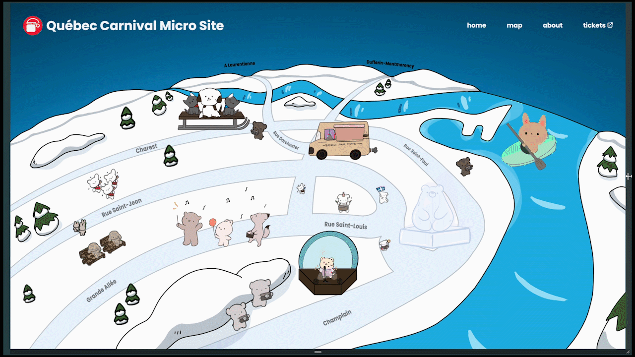 gif of the responsive views